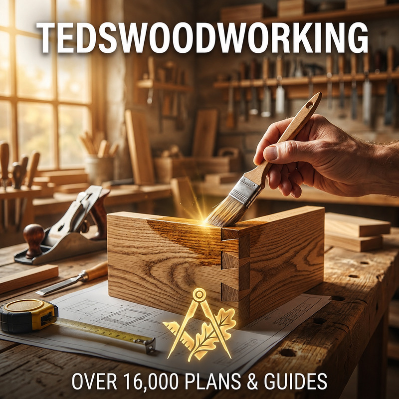 TedsWoodworking — complete woodworking plans and DIY projects