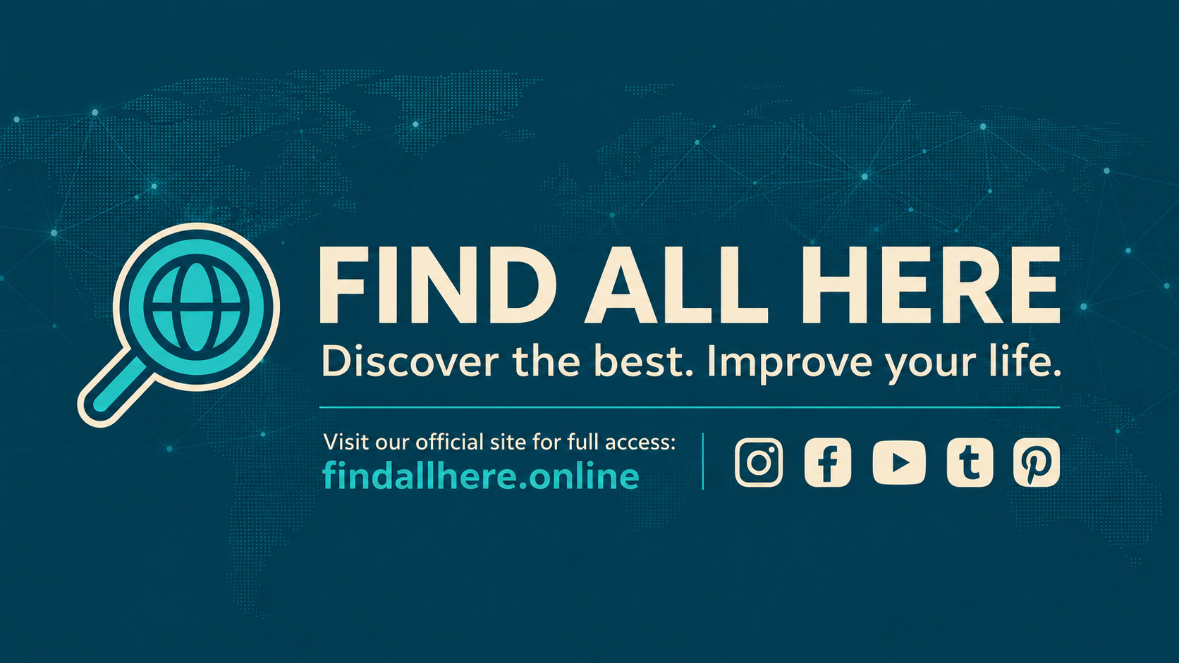 Find All Here — Discover the best. Improve your life.